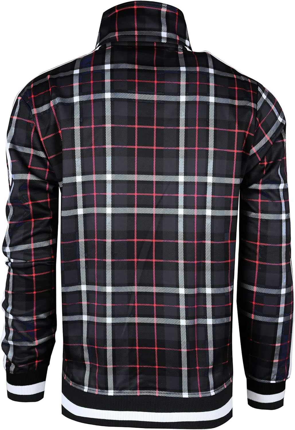 -TRACK JACKET Mens Urban Hip Hop Premium Track Jacket - Slim Fit Side Taping Sportswear Urbanwear Streetwear Top